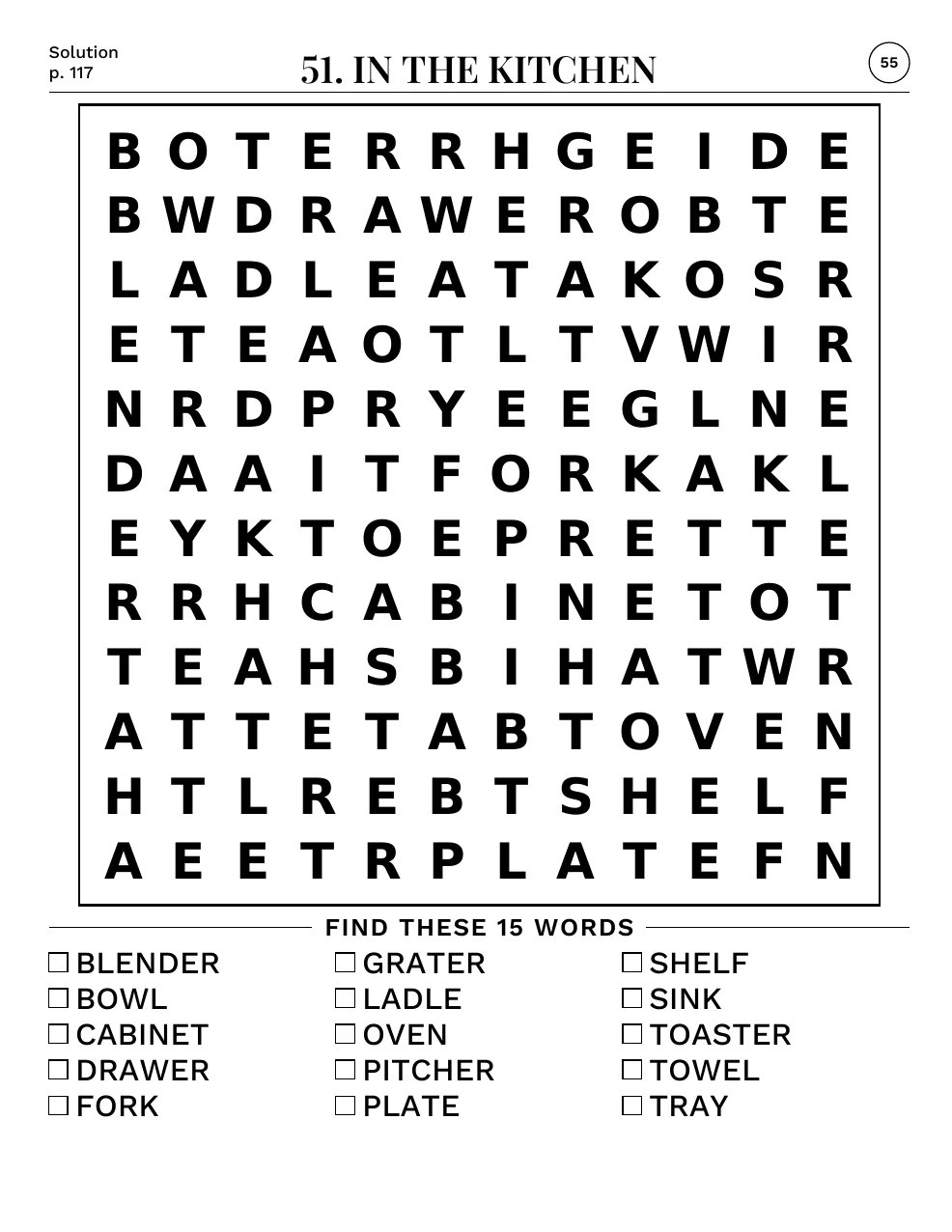 Puzzle 51: In the Kitchen